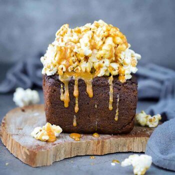 Father's Day Dessert Recipes-Choc Peanut Butter Cake with Peanut Butter Caramel