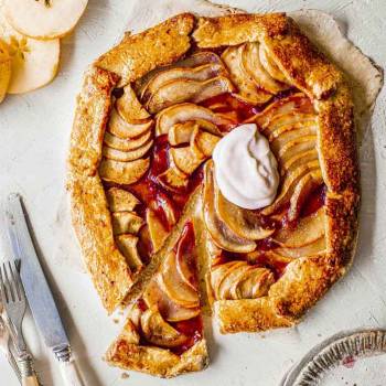 Easy Apple Pear Galette by Rainbownourishments